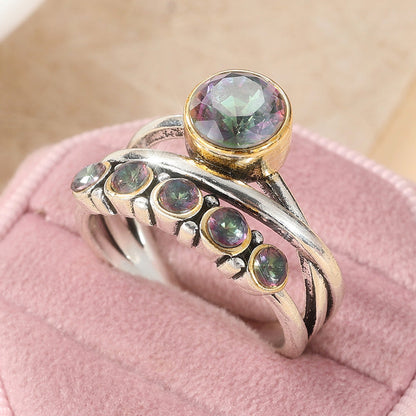 Chen Yue Cross-Border Man-Made Zirconia Ring