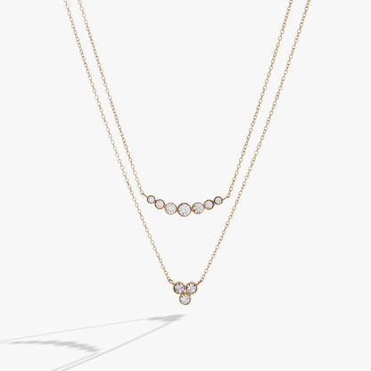 Double-Layer Crystal Necklace ALEX AND ANI