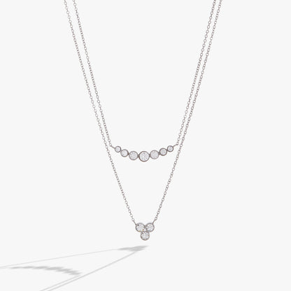 Double-Layer Crystal Necklace ALEX AND ANI