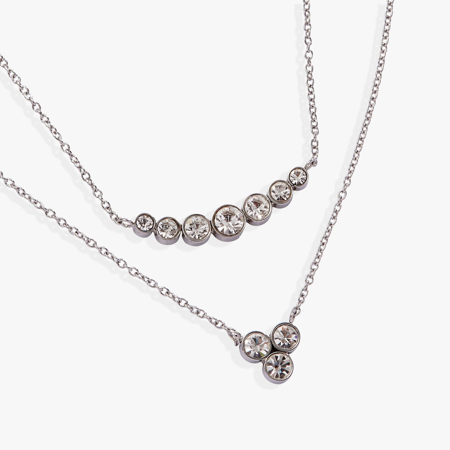 Double-Layer Crystal Necklace ALEX AND ANI