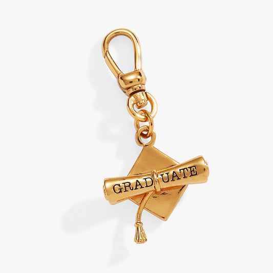 Graduation Cap Fob Clip Bag Charm ALEX AND ANI