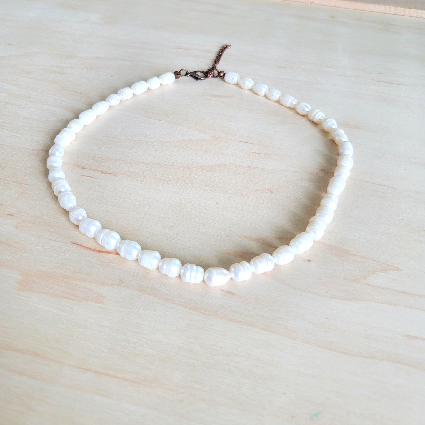 Genuine Freshwater Pearl Collar Necklace Wedding Collection 258g