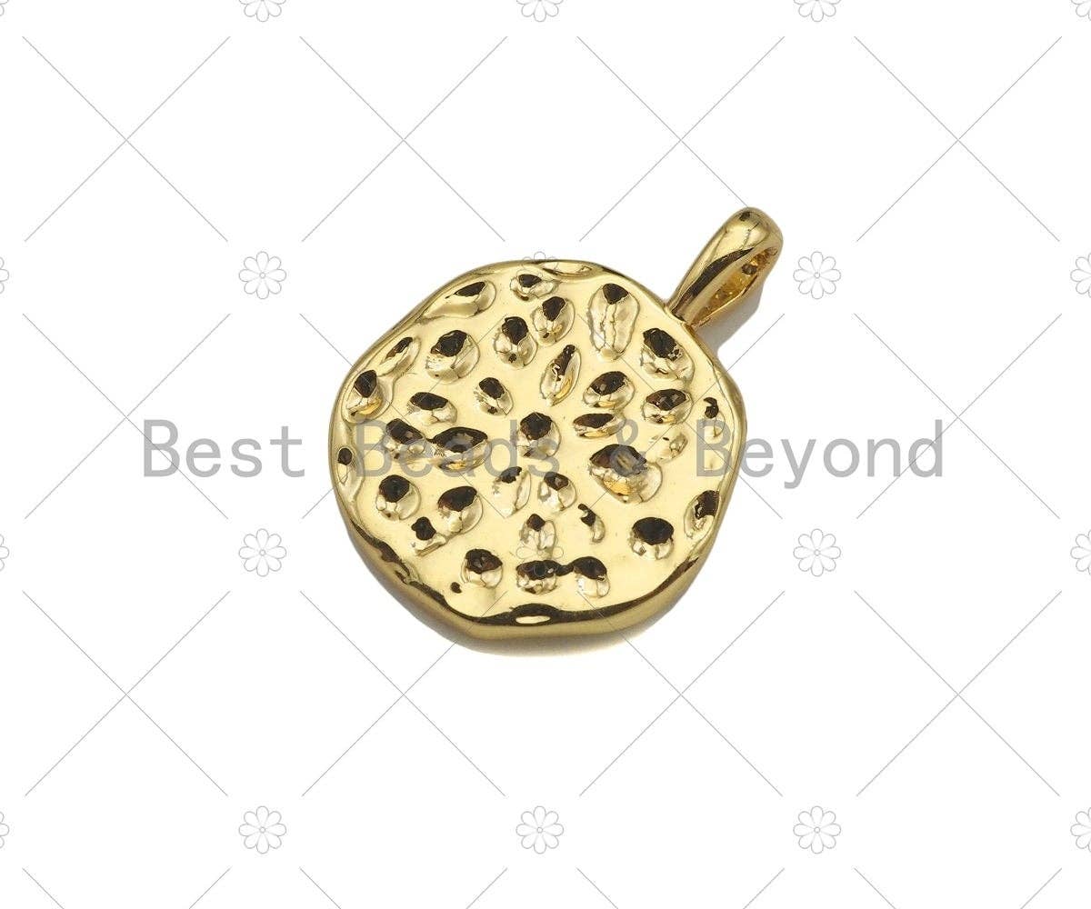 Gold Colorful Enamel Moon Star Heart On Round Coin SKU#Y465