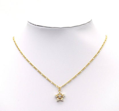 Gold Five Point Star Charm, Sku#Y712