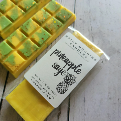 Pineapple Sage | Wax Melts Rainy Morning Candles