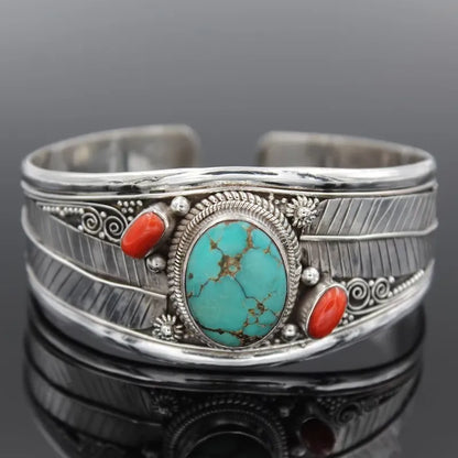 Turquoise Alloy Open Bracelets - 6 Styles Bumpkin Ranchwear