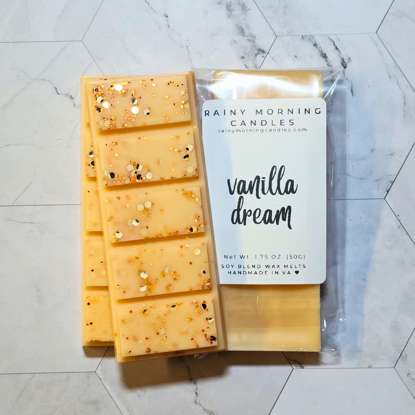 Vanilla Dream | Heavy Cream Inspired Wax Melts Rainy Morning Candles