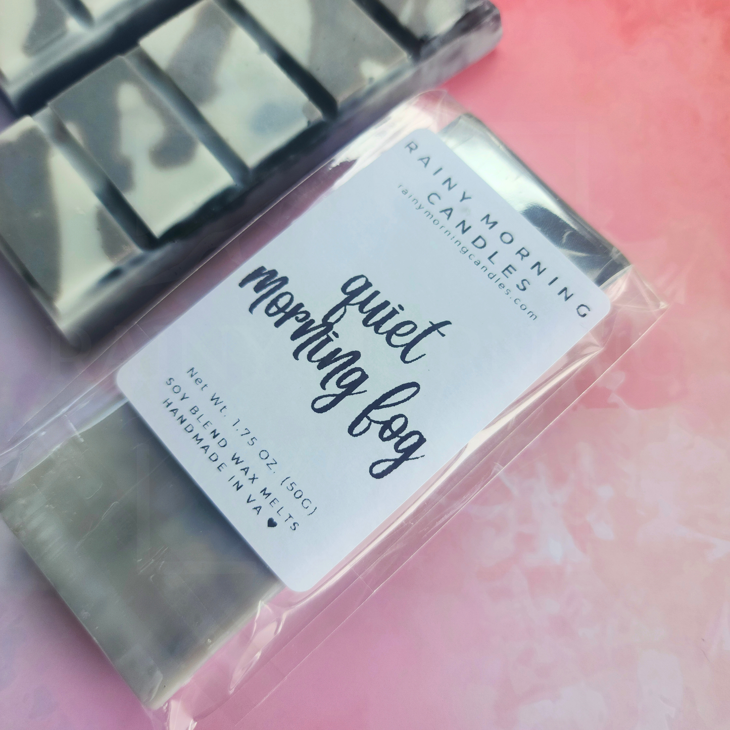 Quiet Morning Fog | Honey Lavender Tea | Wax Melts Rainy Morning Candles