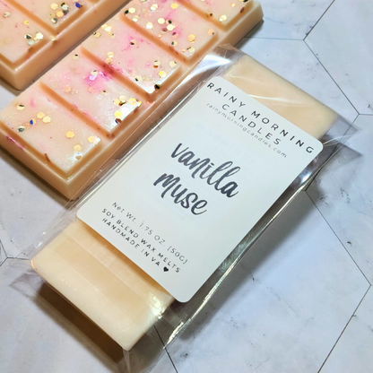 Vanilla Muse | Vanilla Skin Inspired Wax Melts Rainy Morning Candles