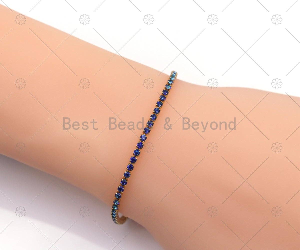 Dainty Thin Tennis Chain Necklace/Bracelet, sku#Y558