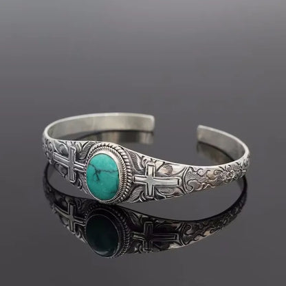 Turquoise Alloy Open Bracelets - 6 Styles Bumpkin Ranchwear
