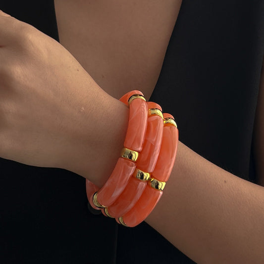 Light Luxury Ins Style Beaded Bamboo Bracelet
