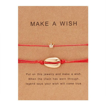 2pcs/set Together Forever Love Infinity 8 Charm Bracelet Red String Couple Bracelets Wish Jewelry Long Distance Matching Bracelets For Best Friend Mother Daughter 17-30cm