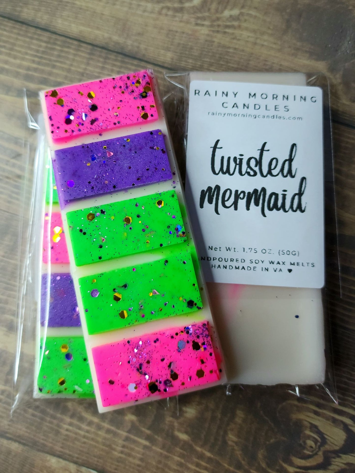 Twisted Mermaid | Wax Melts Rainy Morning Candles