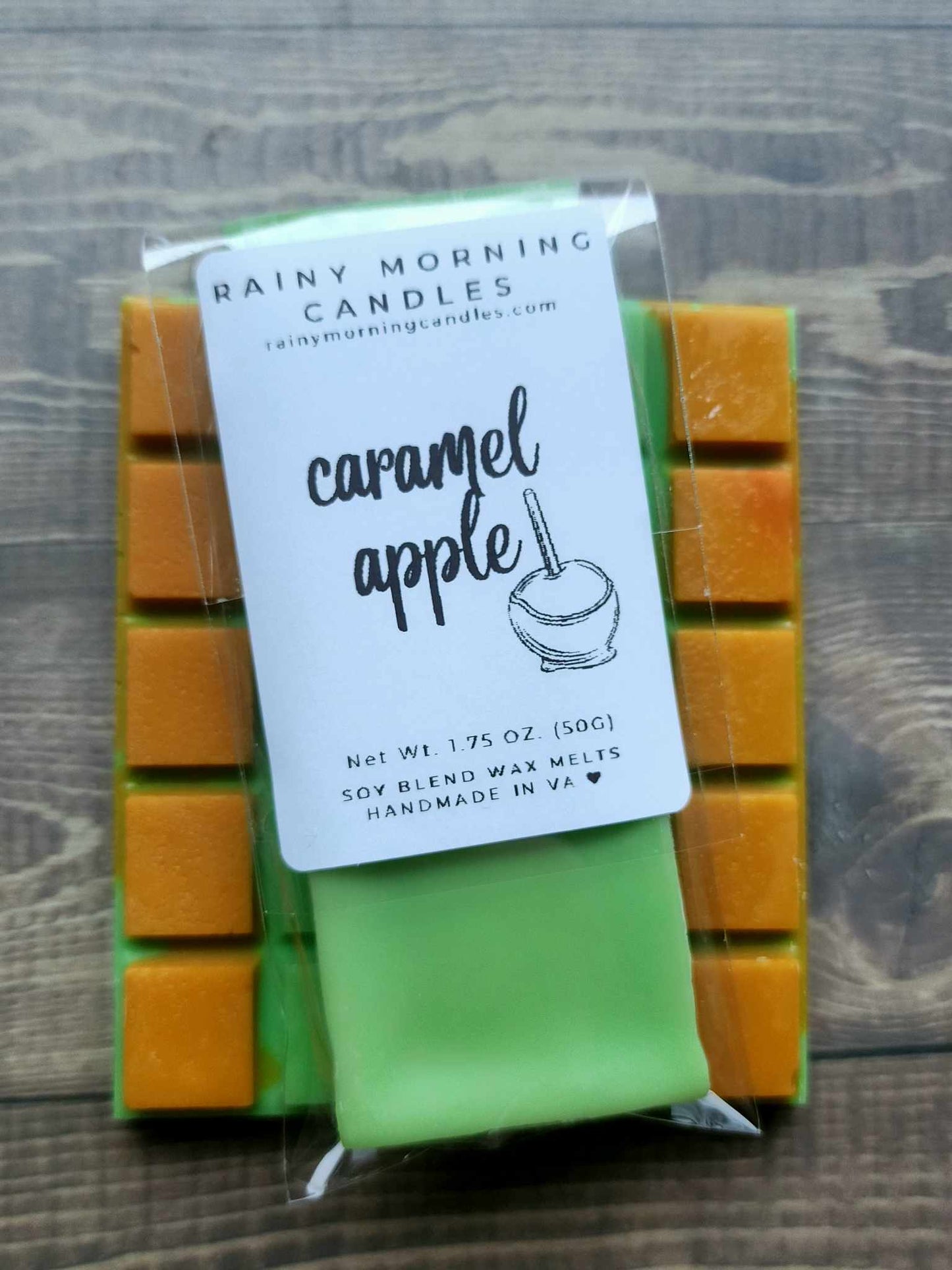 Caramel Apple | Wax Melts Rainy Morning Candles
