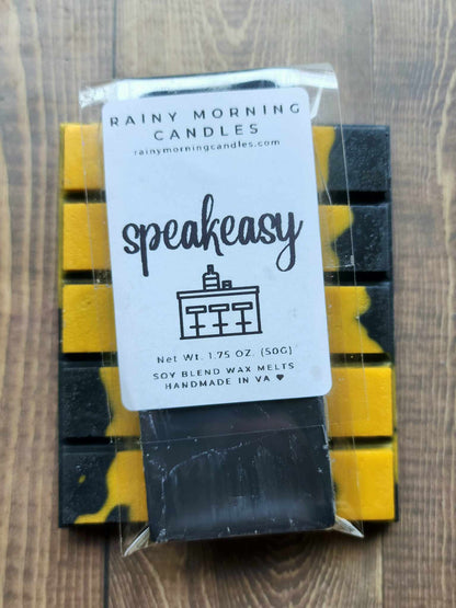 Speakeasy | Bourbon + Cedarwood | Wax Melts Rainy Morning Candles
