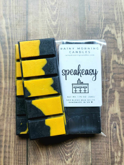 Speakeasy | Bourbon + Cedarwood | Wax Melts Rainy Morning Candles