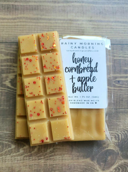 Honey Cornbread + Apple Butter | Wax Melts Rainy Morning Candles