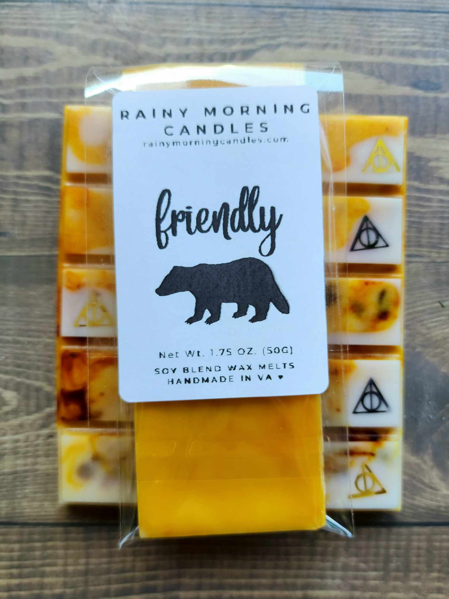 Friendly | Sorting Collection | HP Inspired Wax Melts Rainy Morning Candles