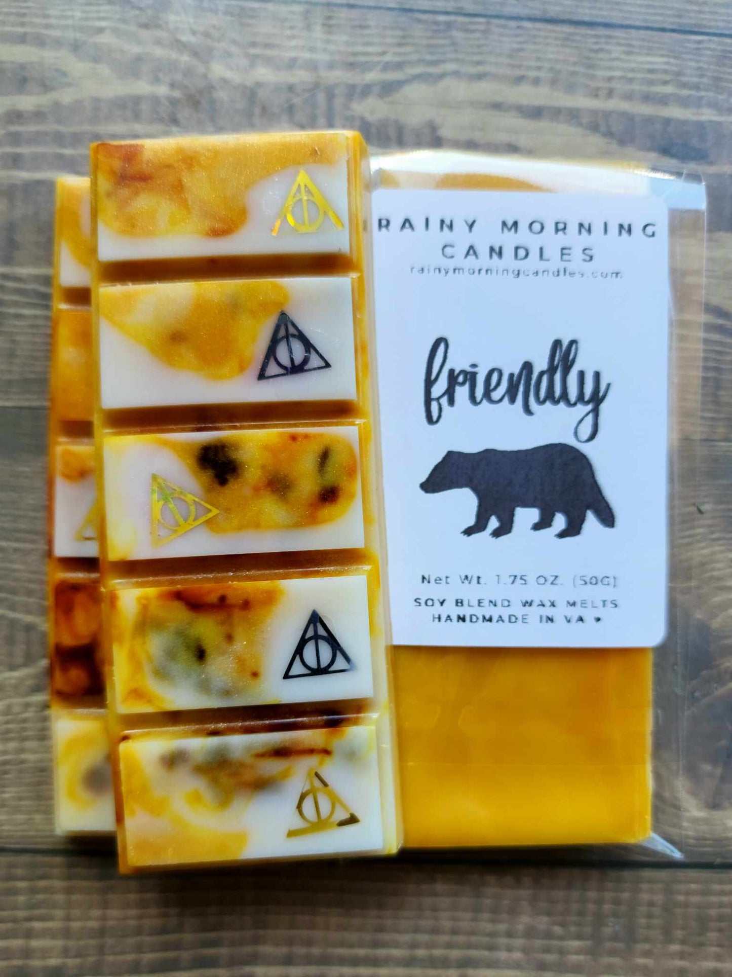 Friendly | Sorting Collection | HP Inspired Wax Melts Rainy Morning Candles