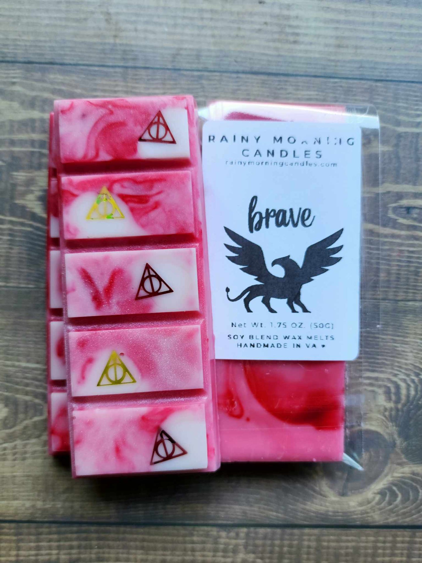 Brave | Sorting Collection | HP Inspired Wax Melts Rainy Morning Candles