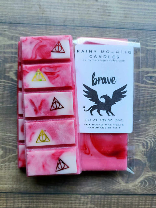 Brave | Sorting Collection | HP Inspired Wax Melts Rainy Morning Candles