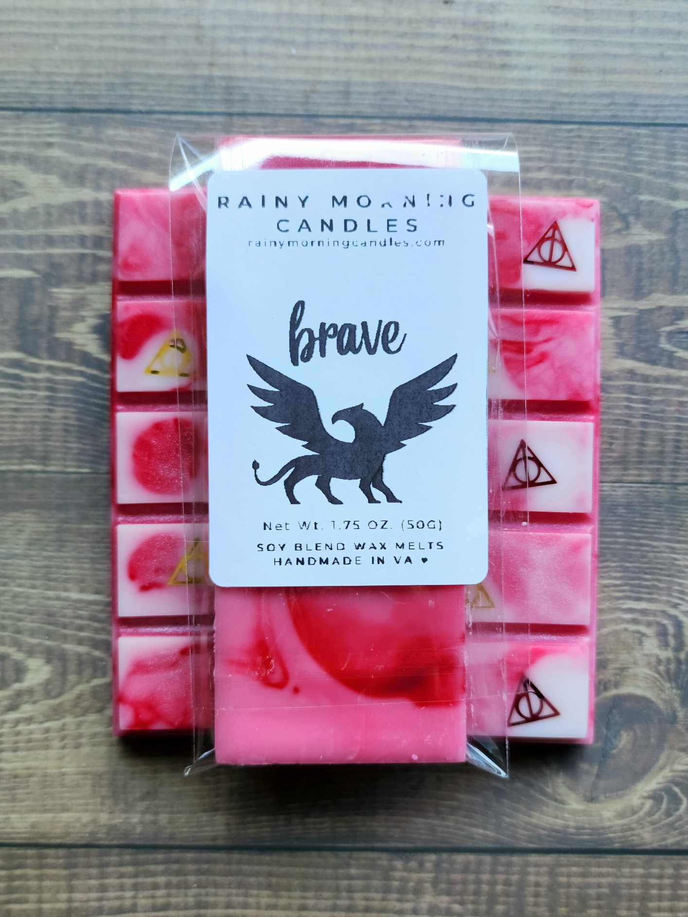 Brave | Sorting Collection | HP Inspired Wax Melts Rainy Morning Candles