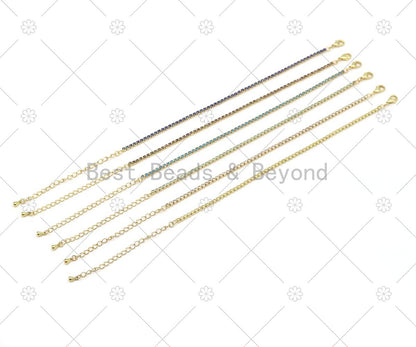 Dainty Thin Tennis Chain Necklace/Bracelet, sku#Y558