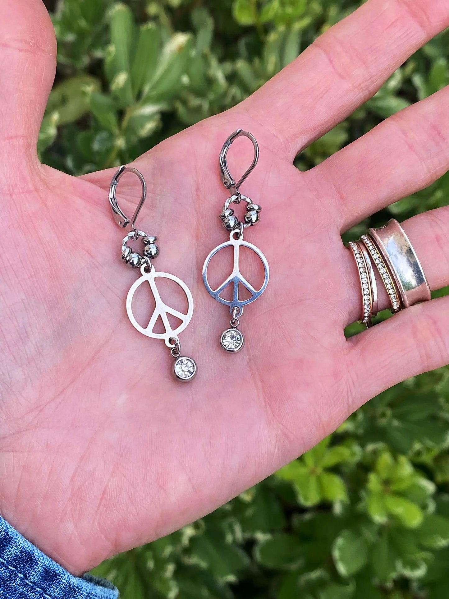 PEACE EARRINGS Bellaforma Jewelry