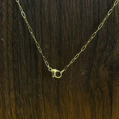 BABY PAPER CLIP CHOKER NECKLACE