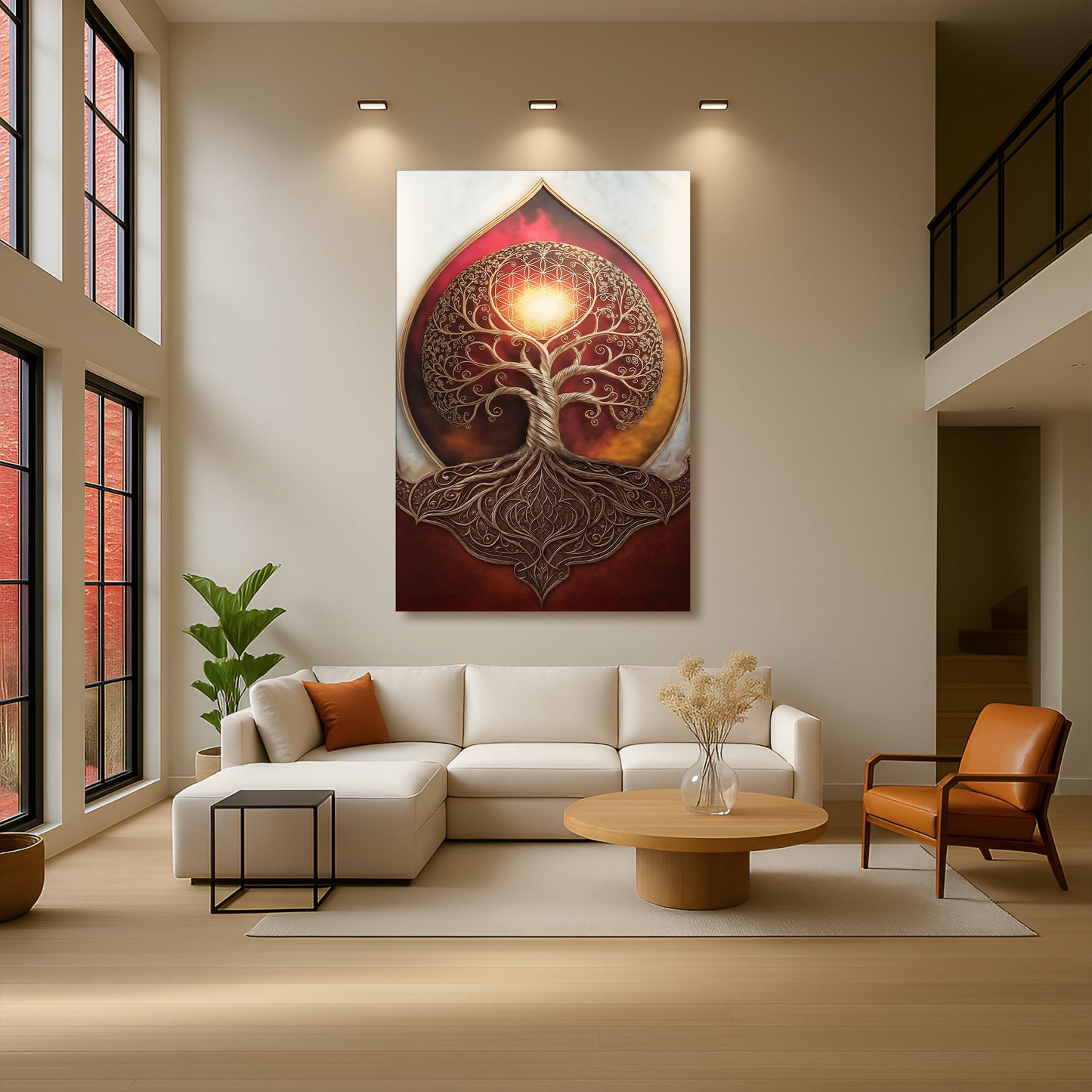 Tree of Life: Sacred Geometry Abstract Wall Art Tailored Canvases