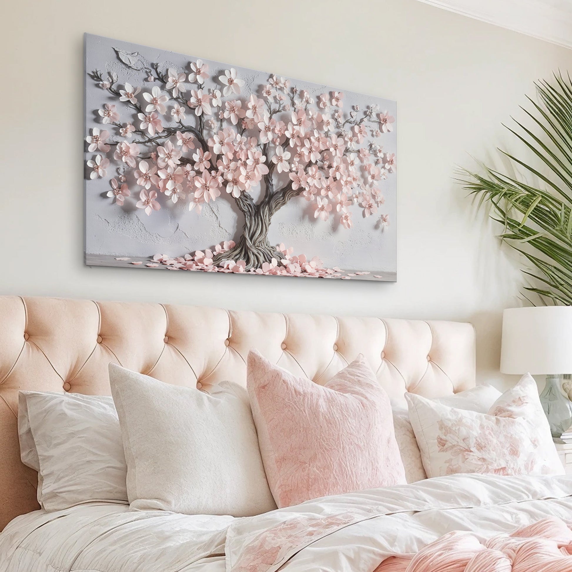Pastel Blossom Awakening Wall Art Tailored Canvases