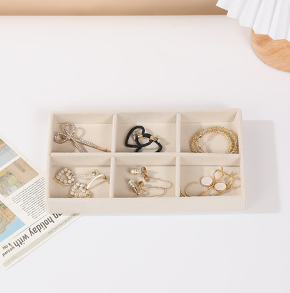 Jewelry Storage Box-Full Exclusion Clause-Beige-1 piece