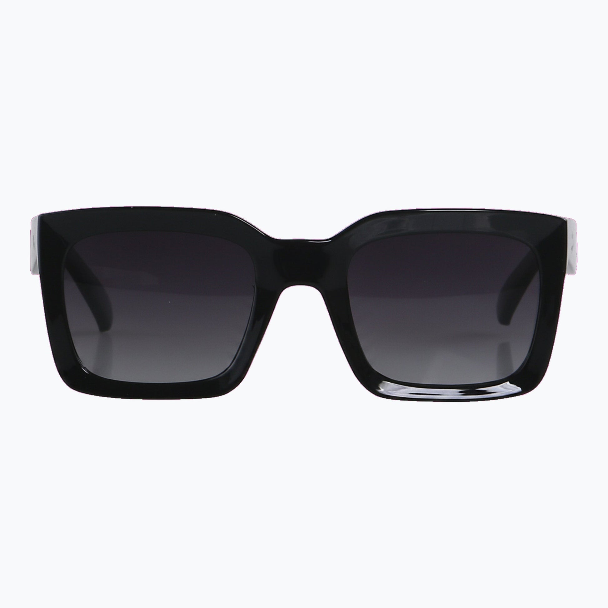 Canyon Black Square Sunglasses by Jaxy with Gradient Lenses Jaxy Eyewear