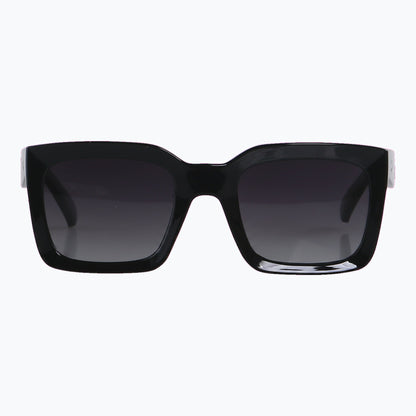 Canyon Black Square Sunglasses by Jaxy with Gradient Lenses Jaxy Eyewear