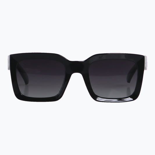 Canyon Black Square Sunglasses by Jaxy with Gradient Lenses Jaxy Eyewear
