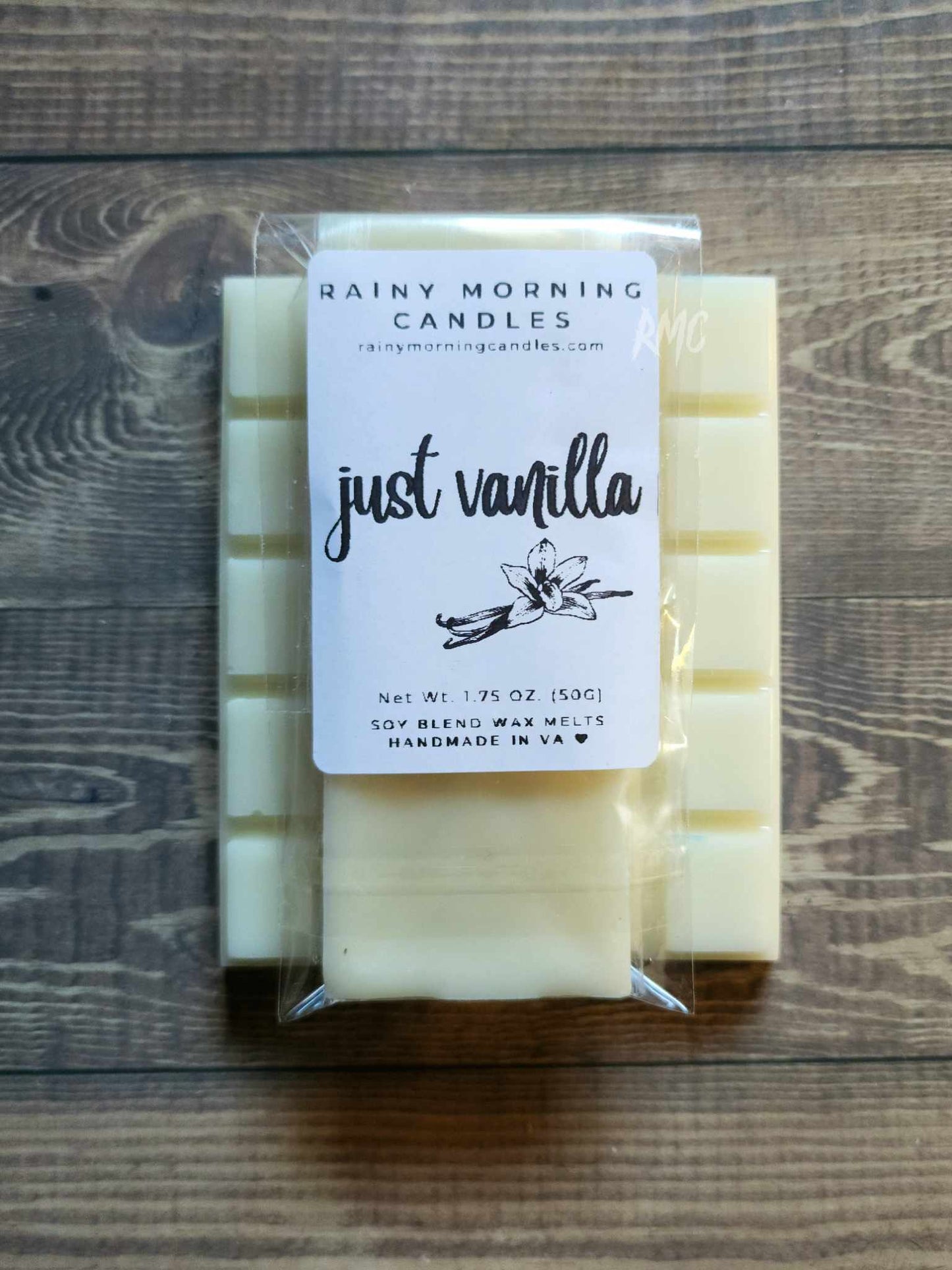 Just Vanilla | Wax Melts Rainy Morning Candles