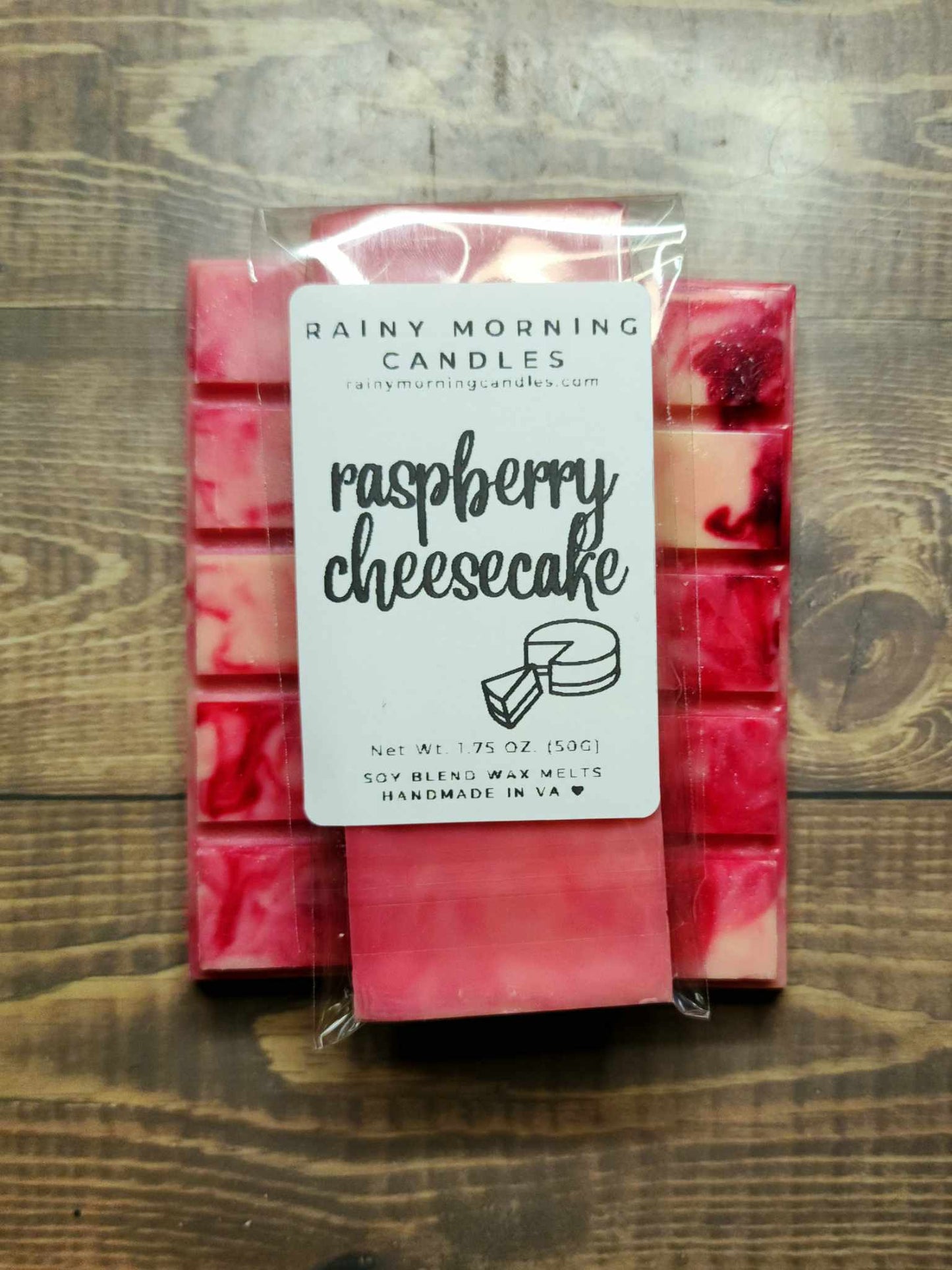 Raspberry Cheesecake | Wax Melts Rainy Morning Candles