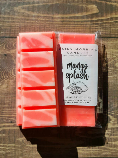 Mango Splash | Wax Melts Rainy Morning Candles