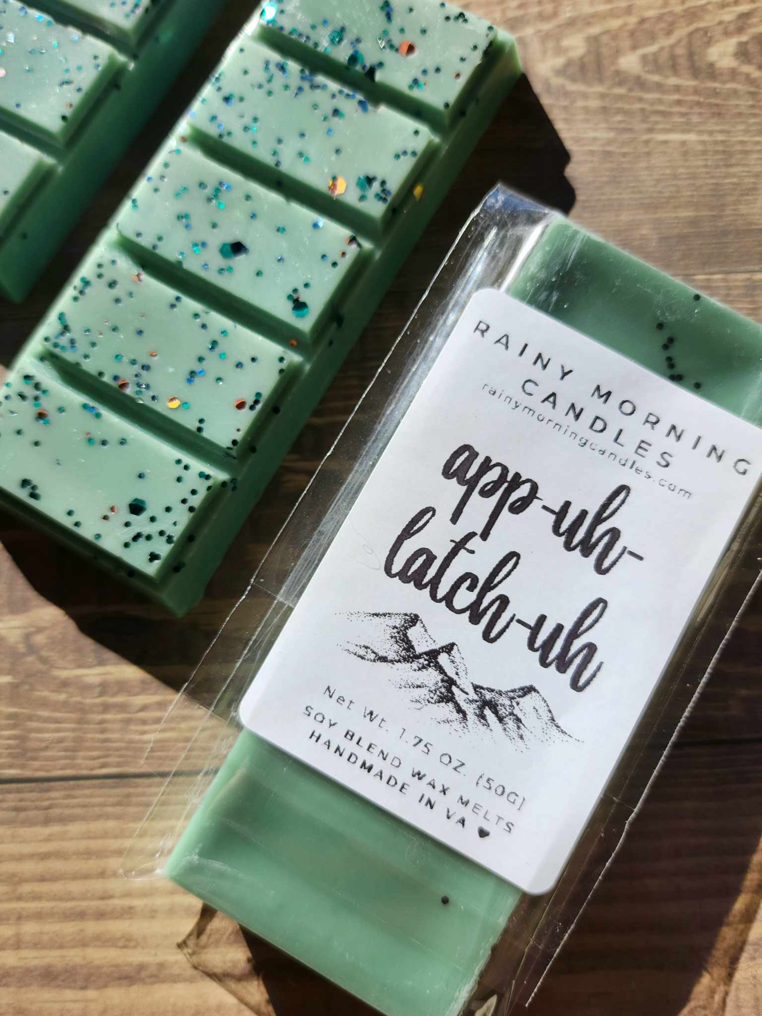 App-Uh-Latch-Uh | Wax Melts Rainy Morning Candles