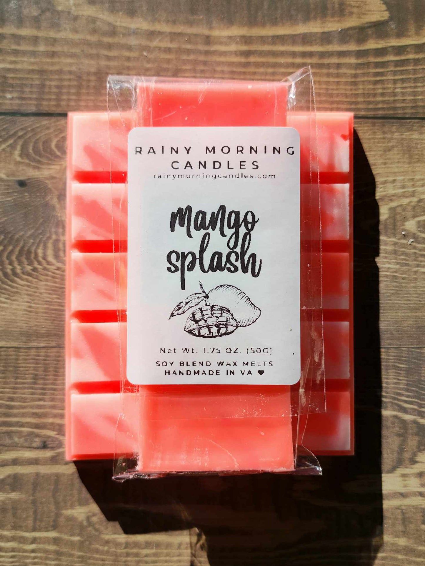 Mango Splash | Wax Melts Rainy Morning Candles
