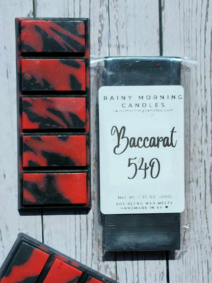 Baccarat 540 | Wax Melts Rainy Morning Candles
