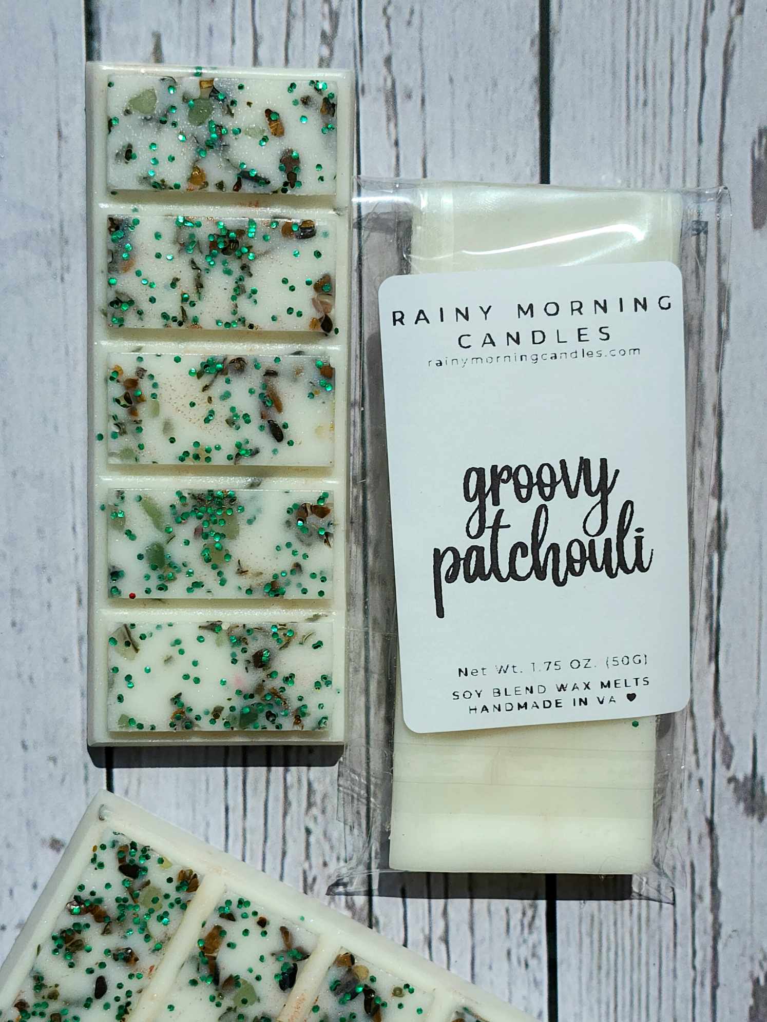 Groovy Patchouli | Wax Melts Rainy Morning Candles