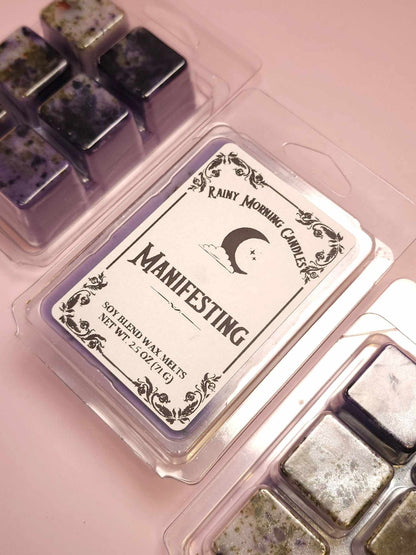 Manifesting | Intention + Ritual Wax Melts Rainy Morning Candles
