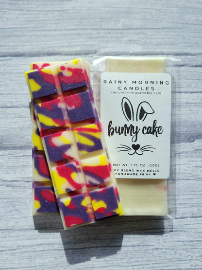 Bunny Cake | Coconut + Lemon Cake | Wax Melts Rainy Morning Candles