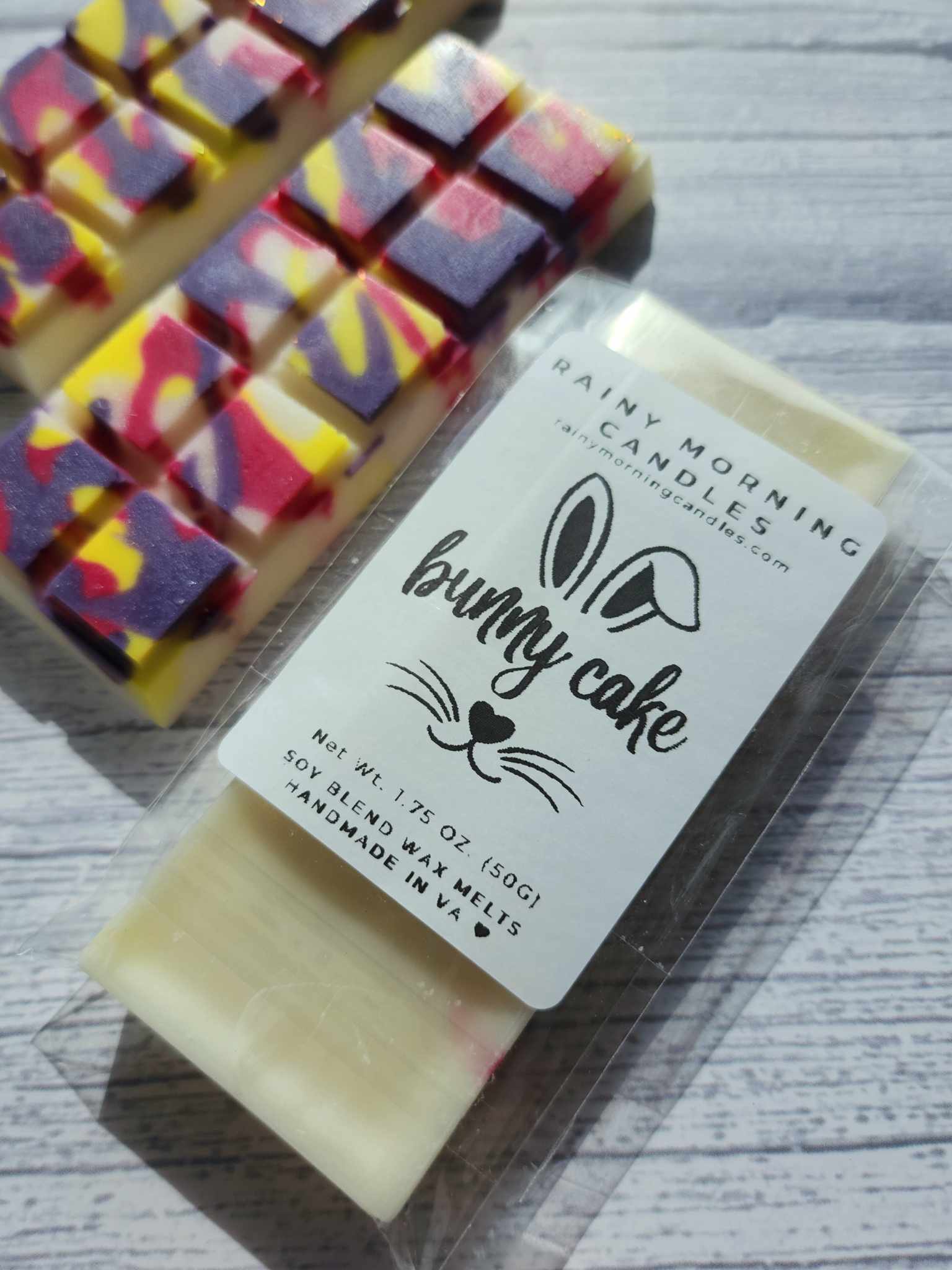 Bunny Cake | Coconut + Lemon Cake | Wax Melts Rainy Morning Candles
