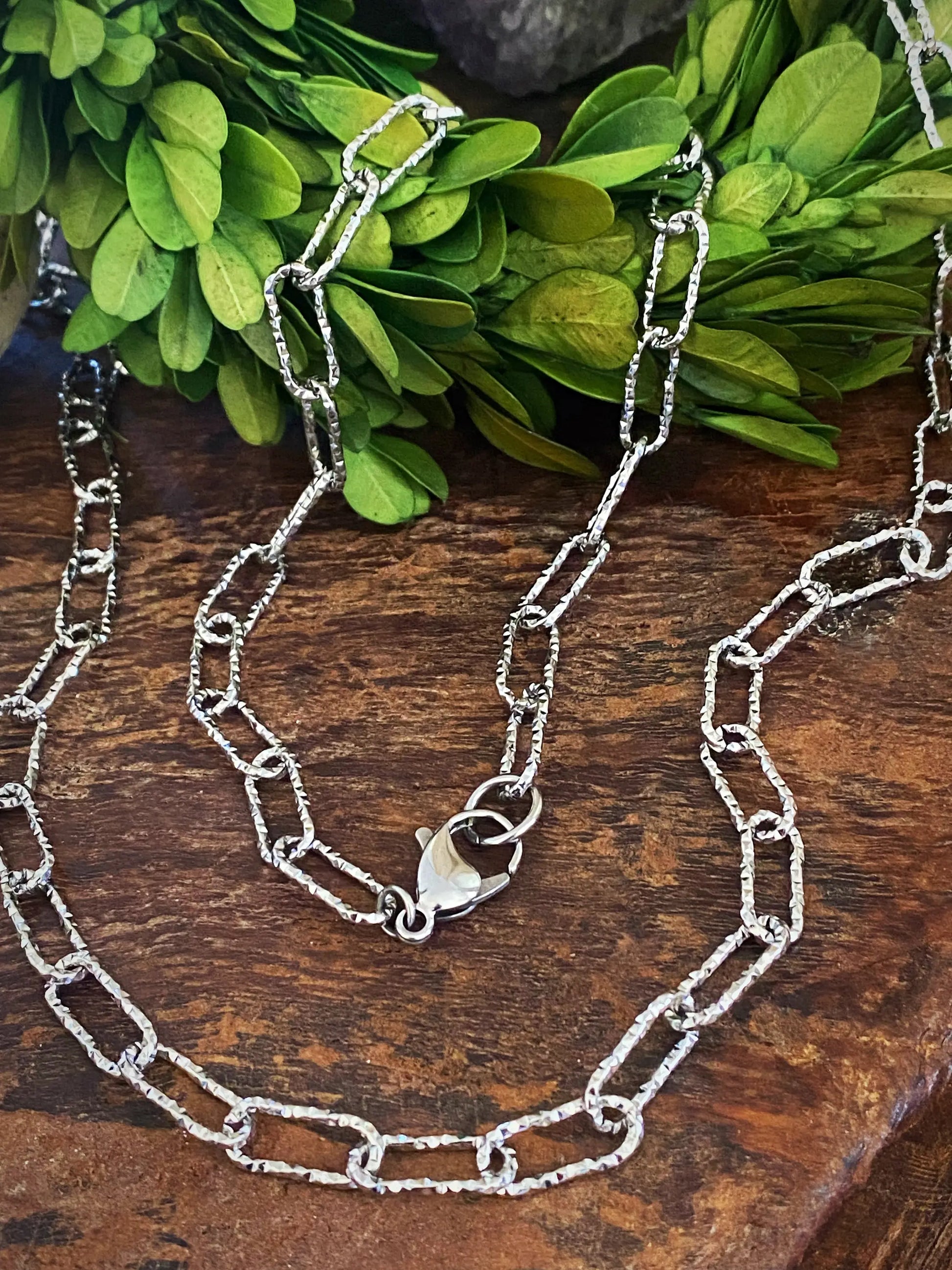 STATEMENT PAPERCLIP NECKLACE Bellaforma Jewelry