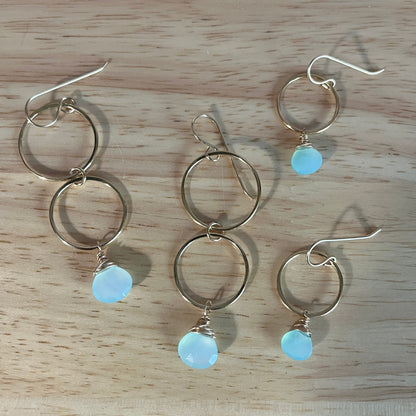 SAL CHALCEDONY EARRINGS