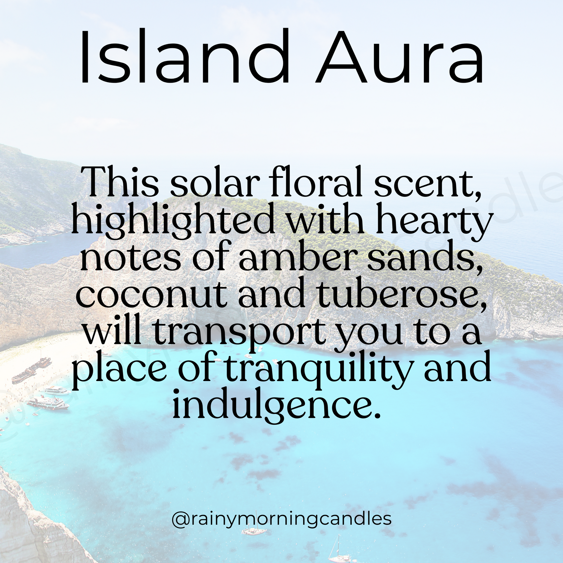 Island Aura | Rio Radiance Cheirosa 87 Inspired Wax Melts Rainy Morning Candles