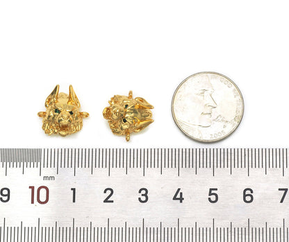 CZ Wolf Head Connector, Sku#Y628